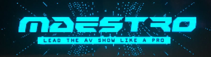 Hdfury Maestro booting logo on a OLED screen